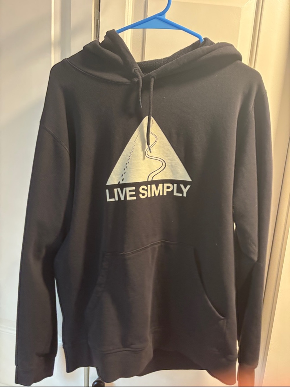 Patagonia Rare Black 'Live Simply' Graphic Hoodie - Men's
